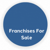 Franchise for sale blue icon