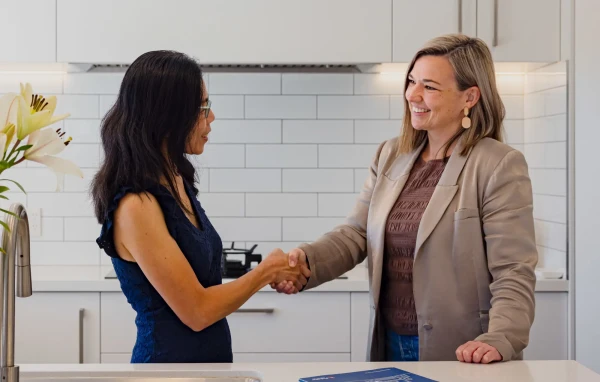 Handshake between a tenant and property manager